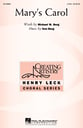 Mary's Carol Three-Part Treble choral sheet music cover